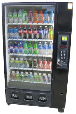 Dixie Narco Refurbished Glass Front Soda Machine - Model 5591