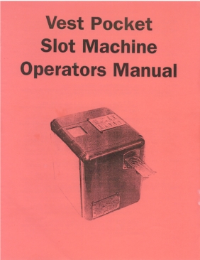 Mills vest pocket manual  (16 pages)