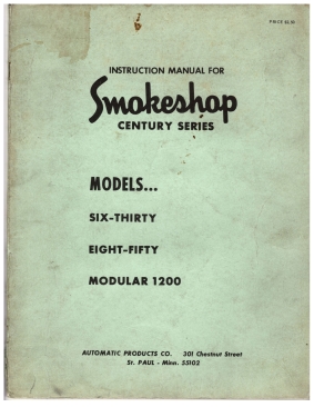 Smokeshop Century Series Models Six-Thirty Eight-Fifty Modular 1200 (47 Pages)