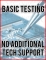 Basic part testing – no additional support