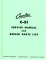 Cavalier C-51 Service Manual and Parts List (20 Pages)