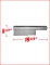 Can shim - triple deep narrow