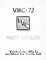 Vendo Service Manual - VMC 72 Parts Catalog (14 Pages)